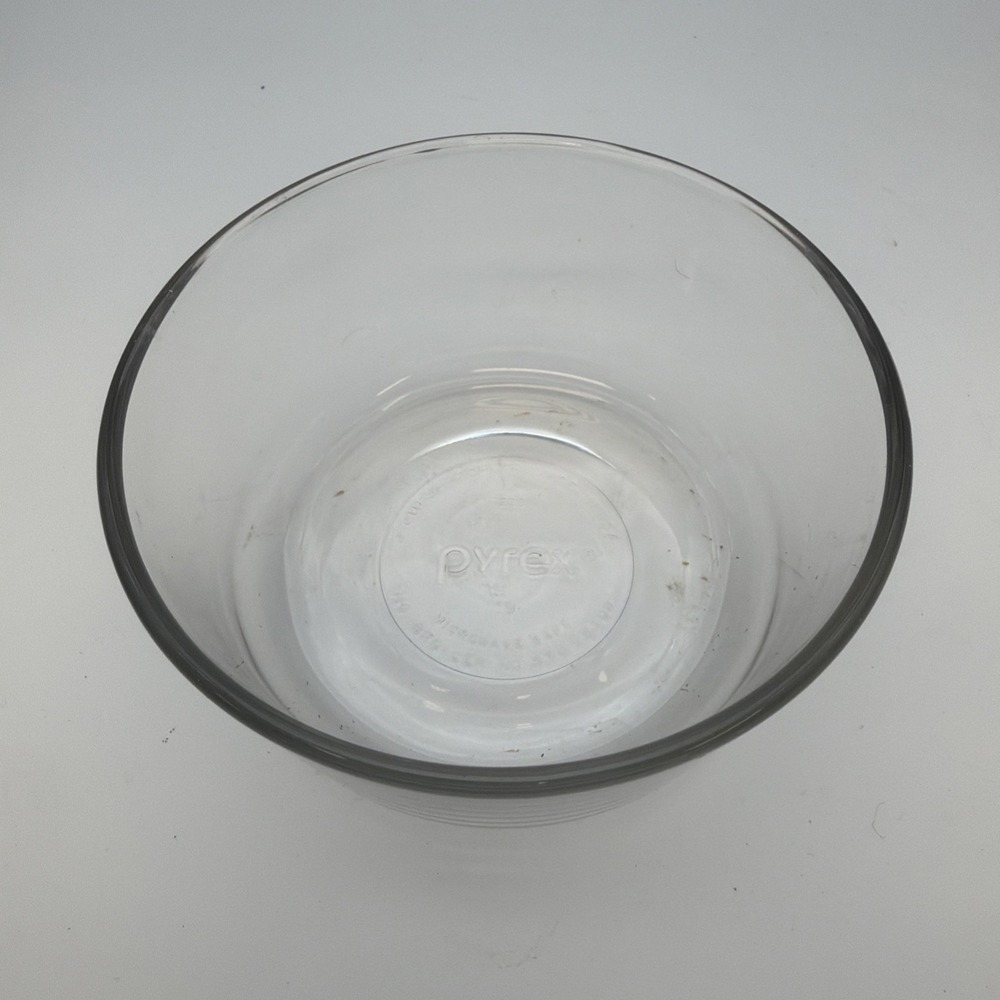 PYREX 7200 2 Cup Clear Glass Bowl Made In USA No Lid Microwave Safe NICE